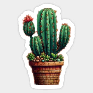 Prickly Pear Cactus Sticker